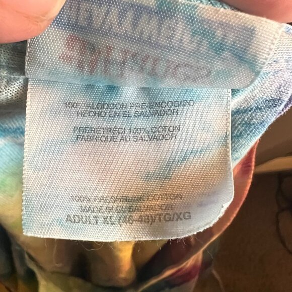 Hanes Adult Extra Large Tie Dye Heavy Longsleeve - Picture 6 of 6